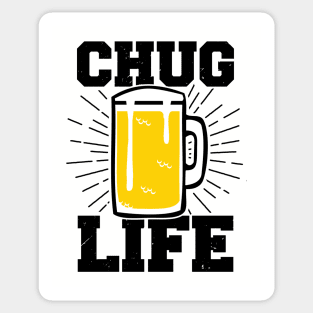 Chug Life Beer Fan College Beer Lover Gifts Sticker